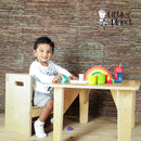 Wooden Block Chair for Children (Height Adjustable)