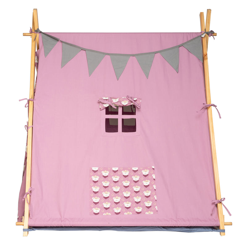 THE BURROW - PINE WOOD PLAY TENT - MOUSE MANIA