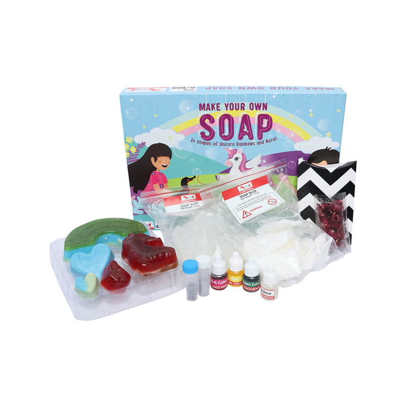 Creative Kids DIY Soap Making Craft Kit for Girls Boys & Adults, Make Your Own Soap Lab