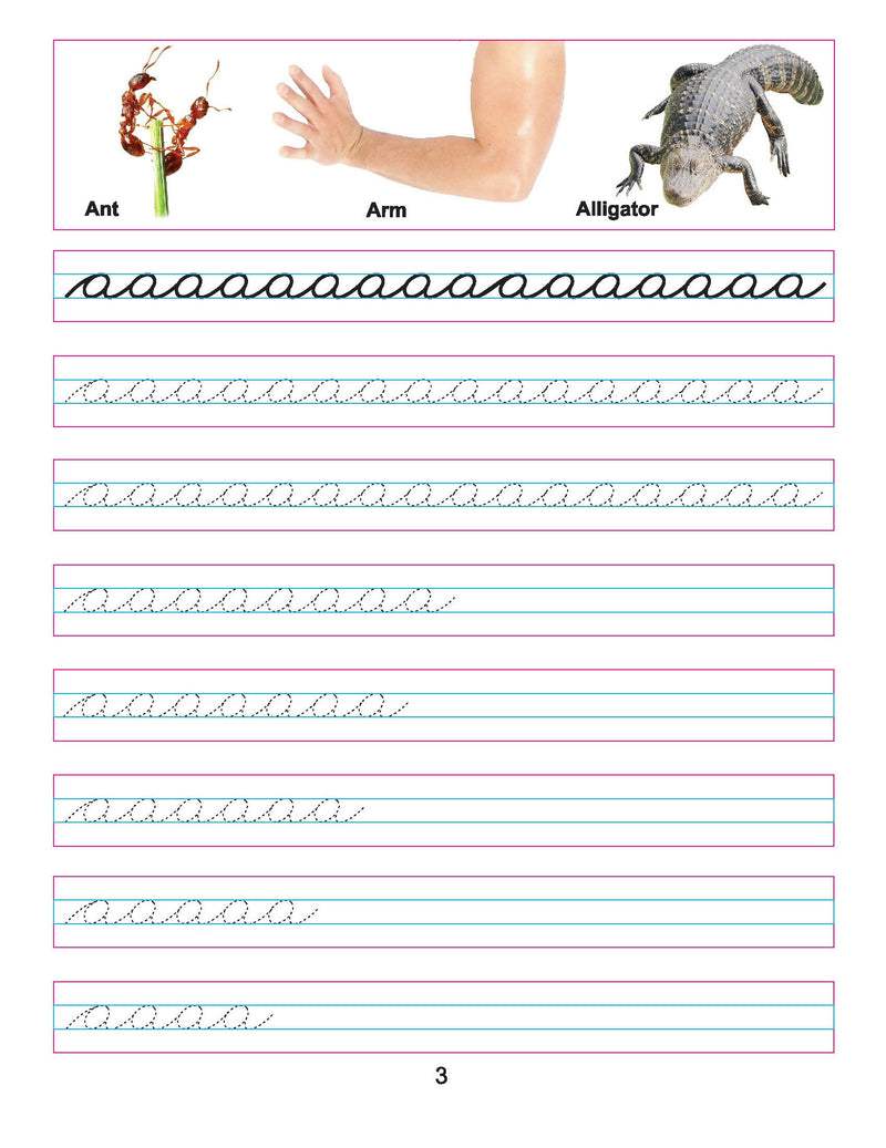 Cursive Writing Book (Small Letters) Part B : Early Learning Children Book By Dreamland Publications