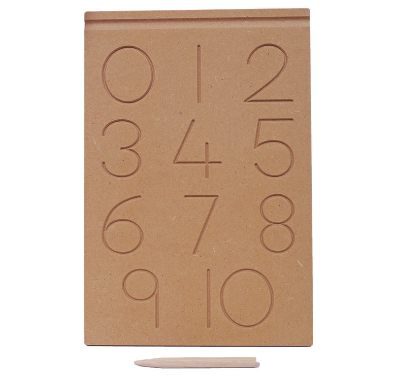 The Little boo Wooden Picture Educational Board for Kids (Numbers-Puzzle-Tracing Board)