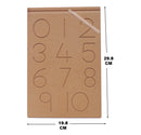 The Little boo Wooden Picture Educational Board for Kids (Numbers-Puzzle-Tracing Board)