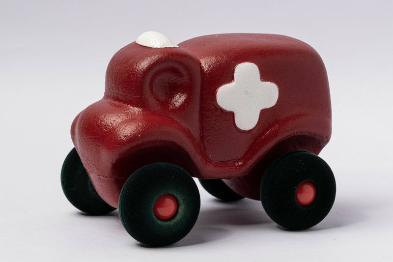 Little Ambulance Painted (0 to 10 years) (Non-Toxic Rubber Toys)