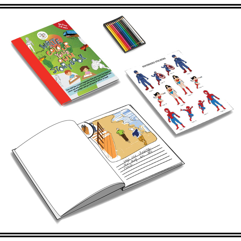 WRITE + COLOUR YOUR OWN STORYBOOK