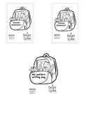 Tracing Starter Worksheet Mini Bag