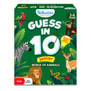 Skillmatics Card Game : Guess in 10 Junior World of Animals | Gifts, Super Fun & Educational for Ages 3-6