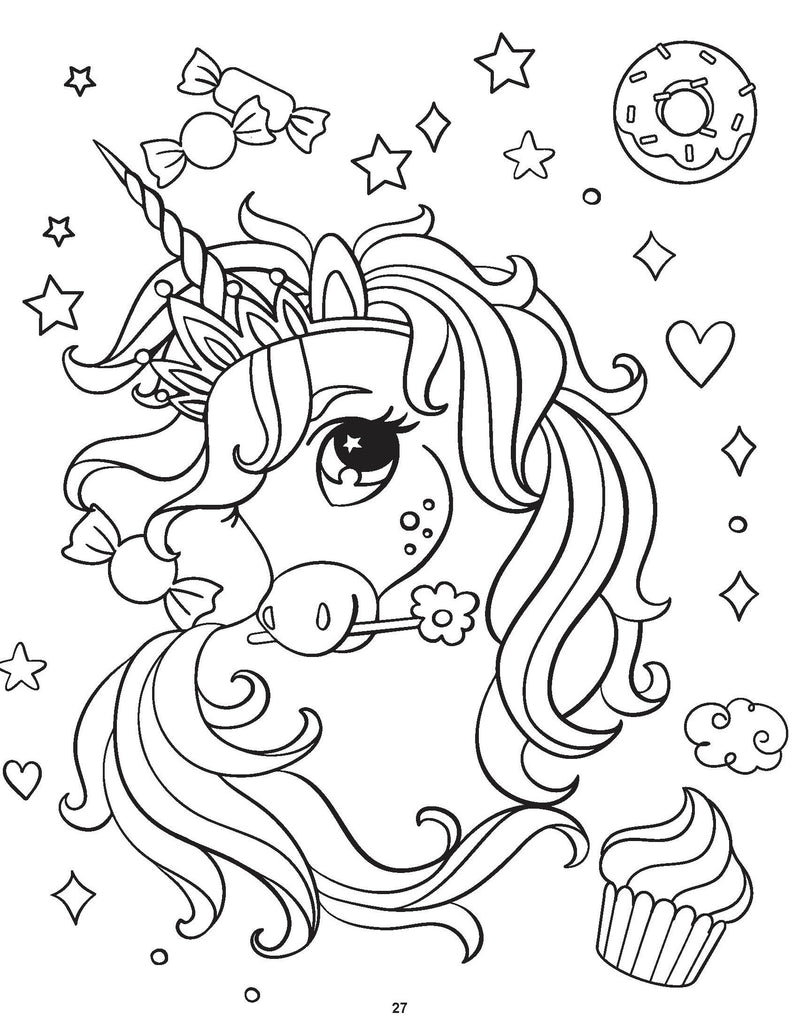 My Unicorn Colouring Book for Children Age 2 -7 Years : Drawing, Painting & Colouring Children Book by Dreamland Publications