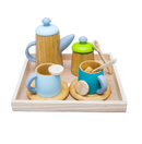 Toyroom Wooden Pretend Play Tea set - 15 pieces