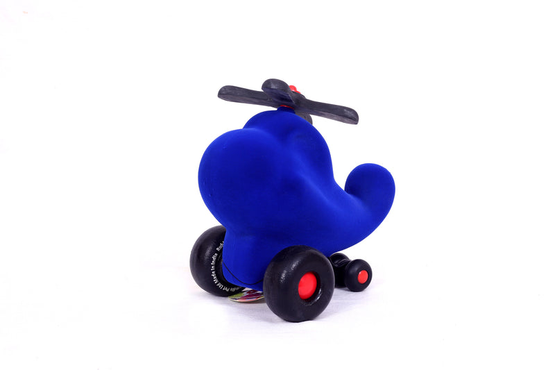 The Helicopter Large - Blue (0 to 10 years)(Non-Toxic Rubber Toys)