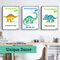 6 Pieces Dinosaur Wall Prints