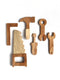 Handmade Natural Wooden Tool Set Toy