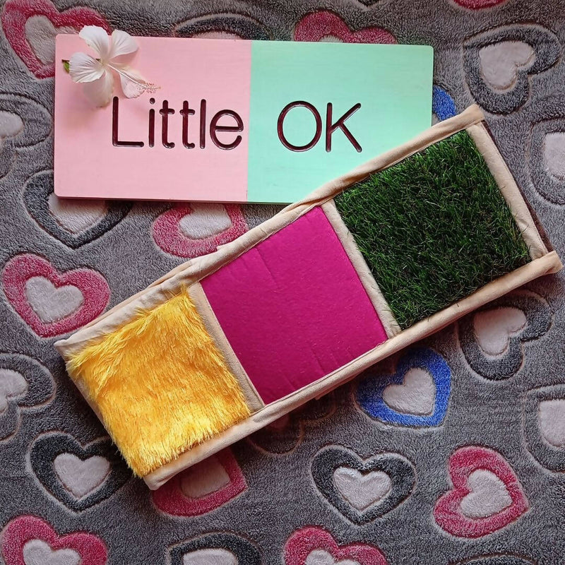 LittleOk Textured Sensory Mat- 7 Types of Different Senses | Ideal Montessori Play Toy