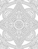 Mandala- Colouring Book for Adults : Colouring Books for Peace and Relaxation Children Book By Dreamland Publications 9789387177017