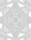 Mandala- Colouring Book for Adults : Colouring Books for Peace and Relaxation Children Book By Dreamland Publications 9789387177017