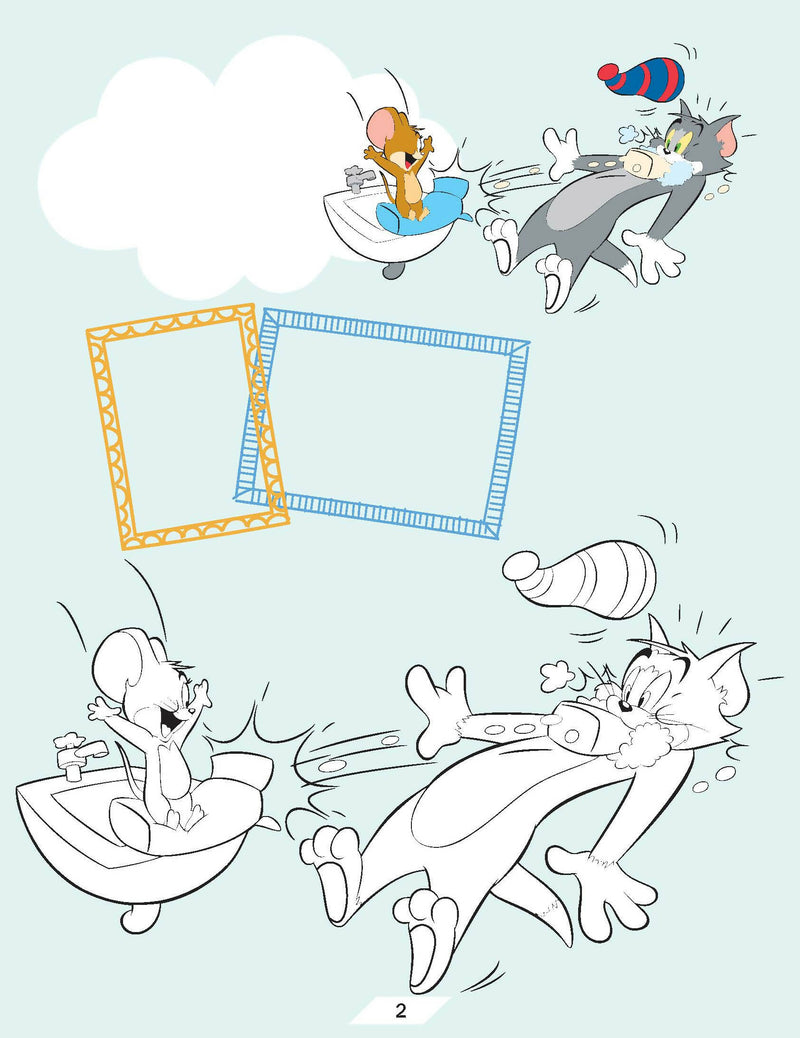 Tom and Jerry Copy Colouring Book : Drawing, Painting & Colouring Children Book By Dreamland Publications 9789394767966