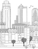 Cityscape- Colouring Book for Adults : Colouring Books for Peace and Relaxation Children Book By Dreamland Publications