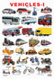 Vehicles-1 : Reference Educational Wall Chart By Dreamland Publications 9788184510539