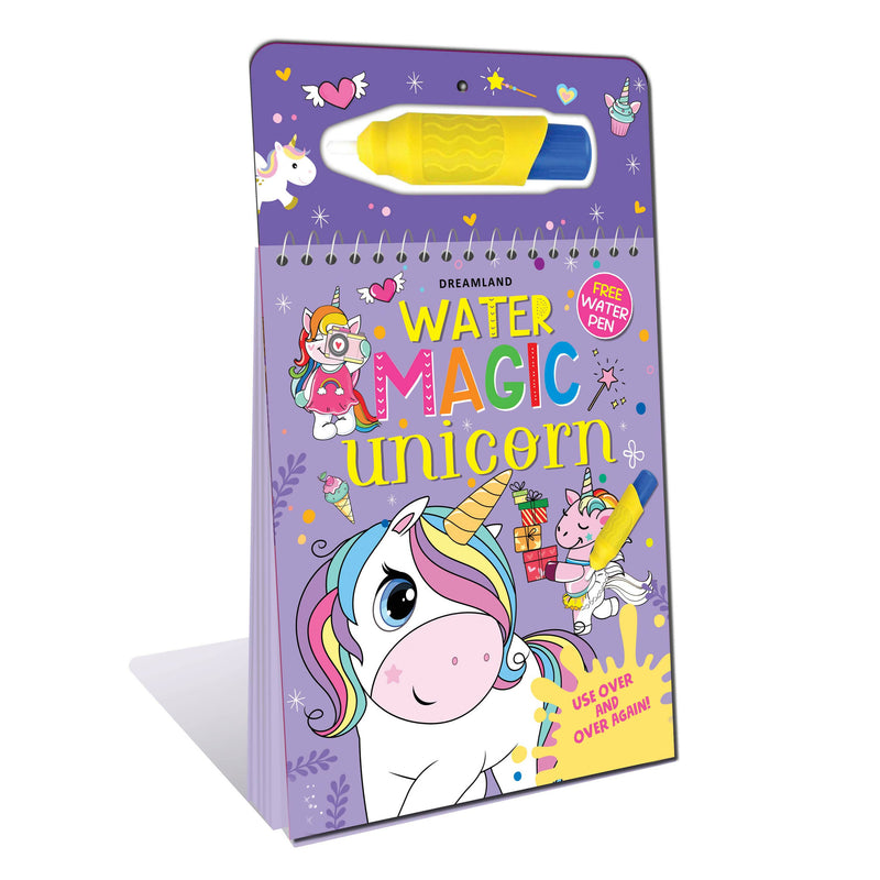 Water Magic Unicorn- With Water Pen - Use over and over again : Children Drawing, Painting & Colouring by Dreamland Publications