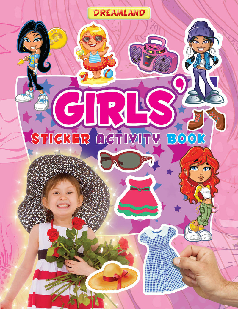 Sticker Activity Book - Girls : Interactive & Activity Children Book By Dreamland Publications 9789350896815