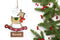 WOODEN REINDEER ON A ROCKER ORNAMENT (Personalization Available )