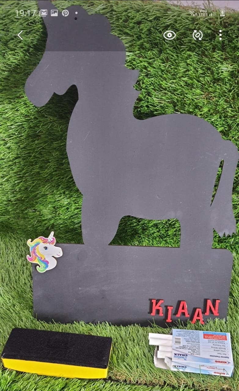 Unicorn Black Board