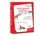 Wild Animals And Reptiles Flash Cards |GrapplerTodd Flashcards for Kids Early Learning Flash Cards Easy and Fun Way of Learning 6 Months to 6 Years Babies