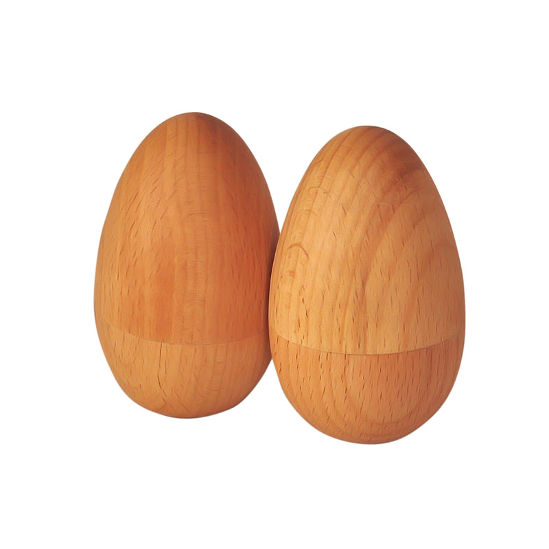 Thasvi Wooden Egg Shakers (6 months +) - Touch. Feel. Explore.