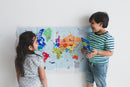 CocoMoco Kids Around the World Maps Combo Pack for 4-12  year olds