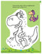 Dinosaur Activity and Colouring Book - Die Cut Animal Shaped Book : Interactive & Activity Children Book by Dreamland Publications 9789394767454