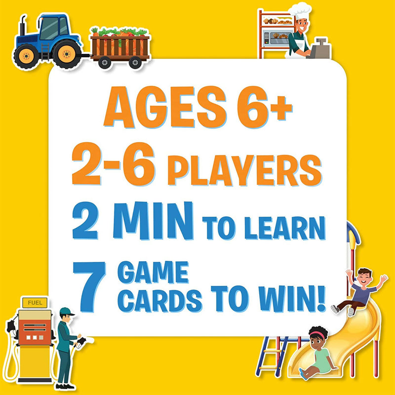 Skillmatics Card Game : Guess in 10 All Around The Town | Gifts for Ages 6 and Up | Super Fun for Travel & Family Game Time