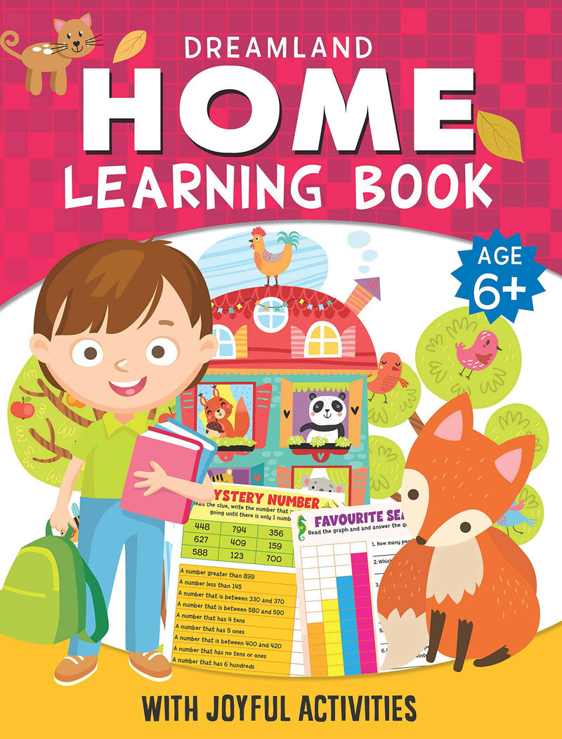 Home Learning Book With Joyful Activities - 6+ : Interactive & Activity Children Book by Dreamland Publications 9789389281316
