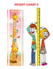 Height Chart - 3 : Reference Educational Wall Chart By Dreamland Publications 9788184515534