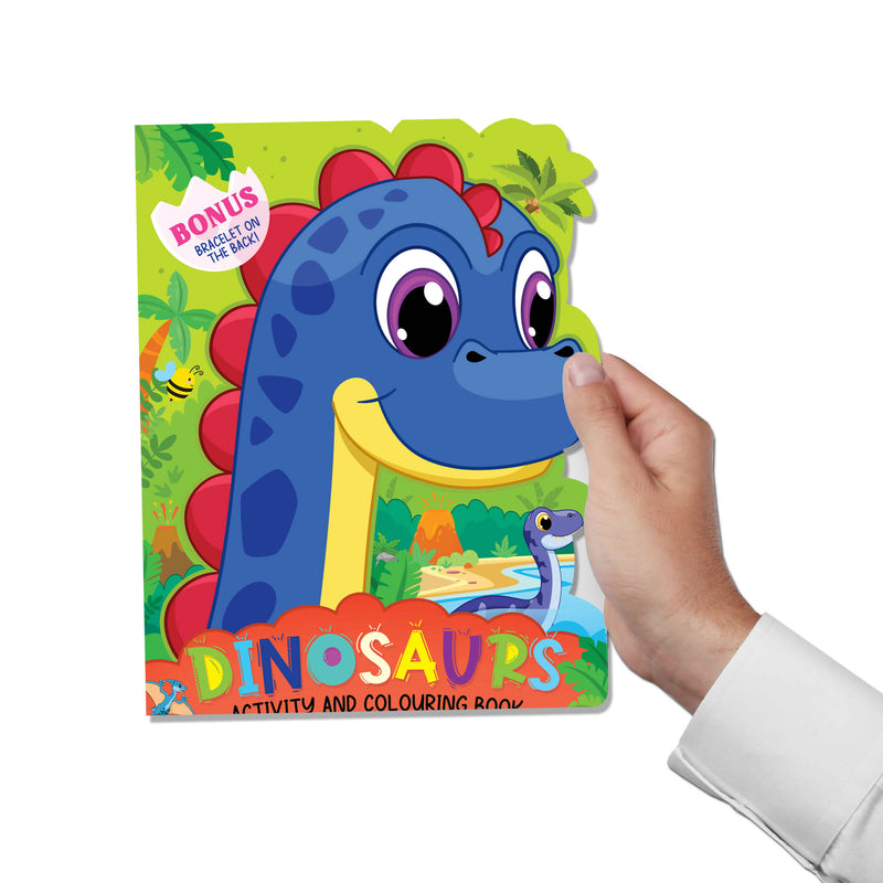 Die-cut Activity and Colouring Books Pack- A Pack of 4 Books