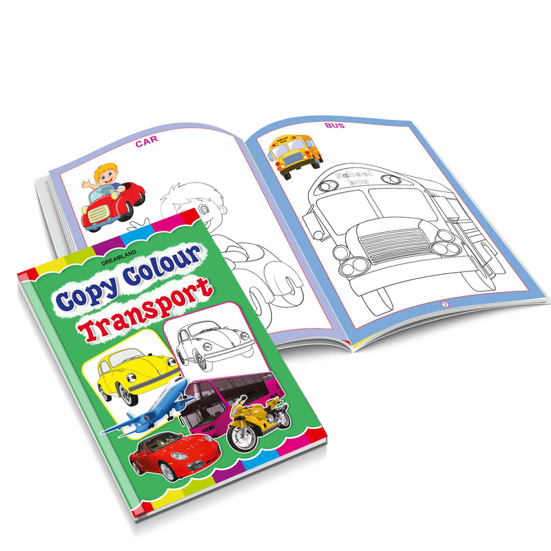 Copy Colour Book - 1 to 6 (Pack) : Drawing, Painting & Colouring Children Book By Dreamland Publications