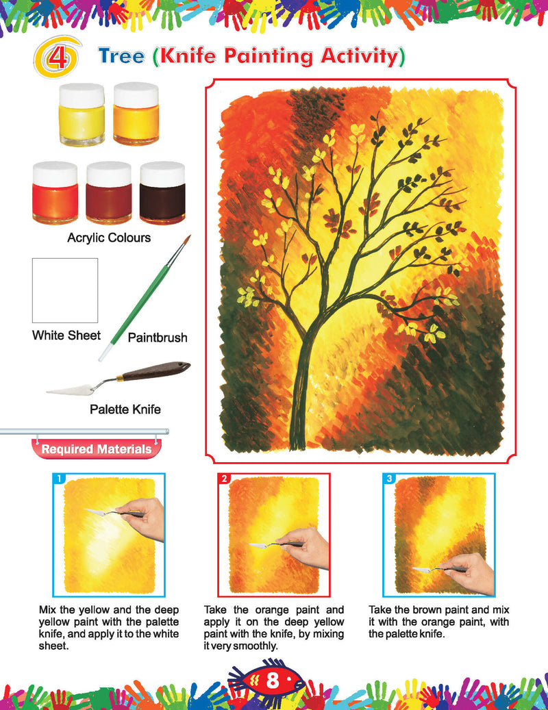 My Book of Art & Craft Part -2 : Interactive & Activity Children Book By Dreamland Publications 9789350893951