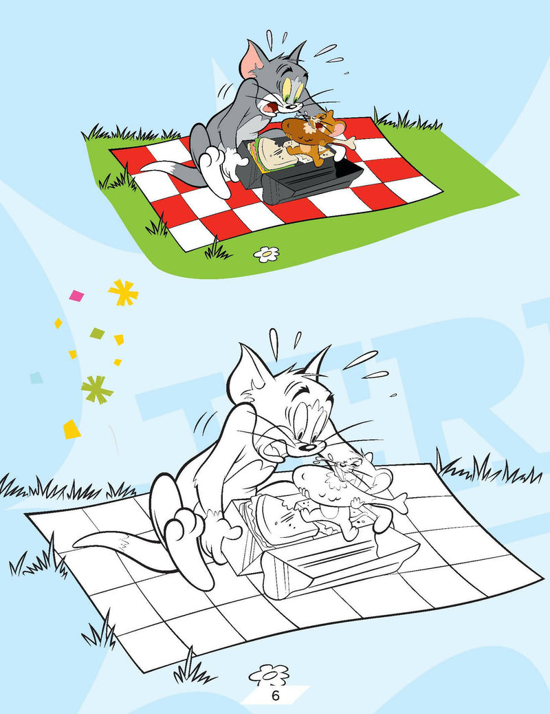 Tom and Jerry Copy Colouring Book : Drawing, Painting & Colouring Children Book By Dreamland Publications 9789394767966