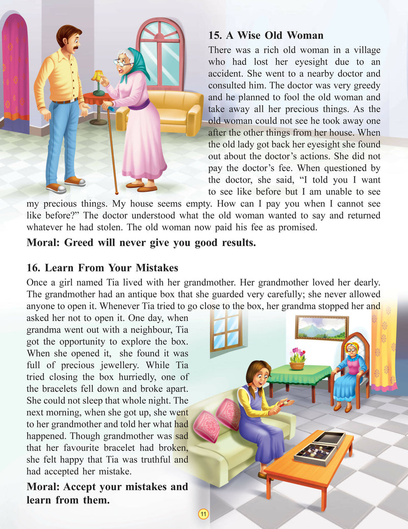 101 Moral Stories : Story book/ Traditional Stories/Early Learning Children Book by Dreamland Publications