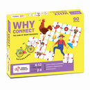 Chalk and Chuckles Why Connect Game- Picture Connection, Critical Thinking, Logical Reasoning, Word Game