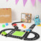 Playbox Wild Track - Tracks and Cars Wooden Toy 24 Tracks and 3 Cars for 1 to 7 Years Toddlers, Boys & Girls