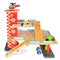 Playbox Drive in-Multilevel Activity Center with Helicopter Pad, Moving Elevator & Rapid Descent Ramps Pretend Play Toy Develops Motor Skills & Creativity – Age 3+ years