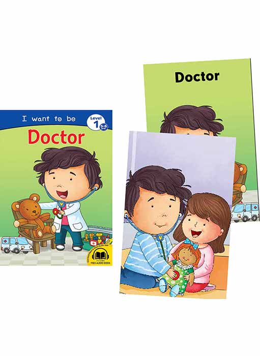 Set of 8 I want to be Books for 5-6 Year Old Children
