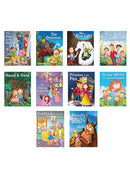 Set of 10 Grimm's Tales Picture Story Books for 3+ Year Old Children