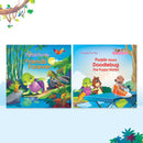 Story Books for Kids (Set of 2 Books) Friends Forever, Purple Meets Doodlebug, the Puppy Model