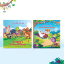 Story Books for Kids (Set of 2 Books) Purple's School Blues, World Peace Mission