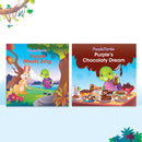 Story Books for Kids (Set of 2 Books) Purple Meets Zing, Purple's Chocolaty Dream