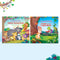 Story Books for Kids (Set of 2 Books) Safari Adventure, Purple and the cupcakes