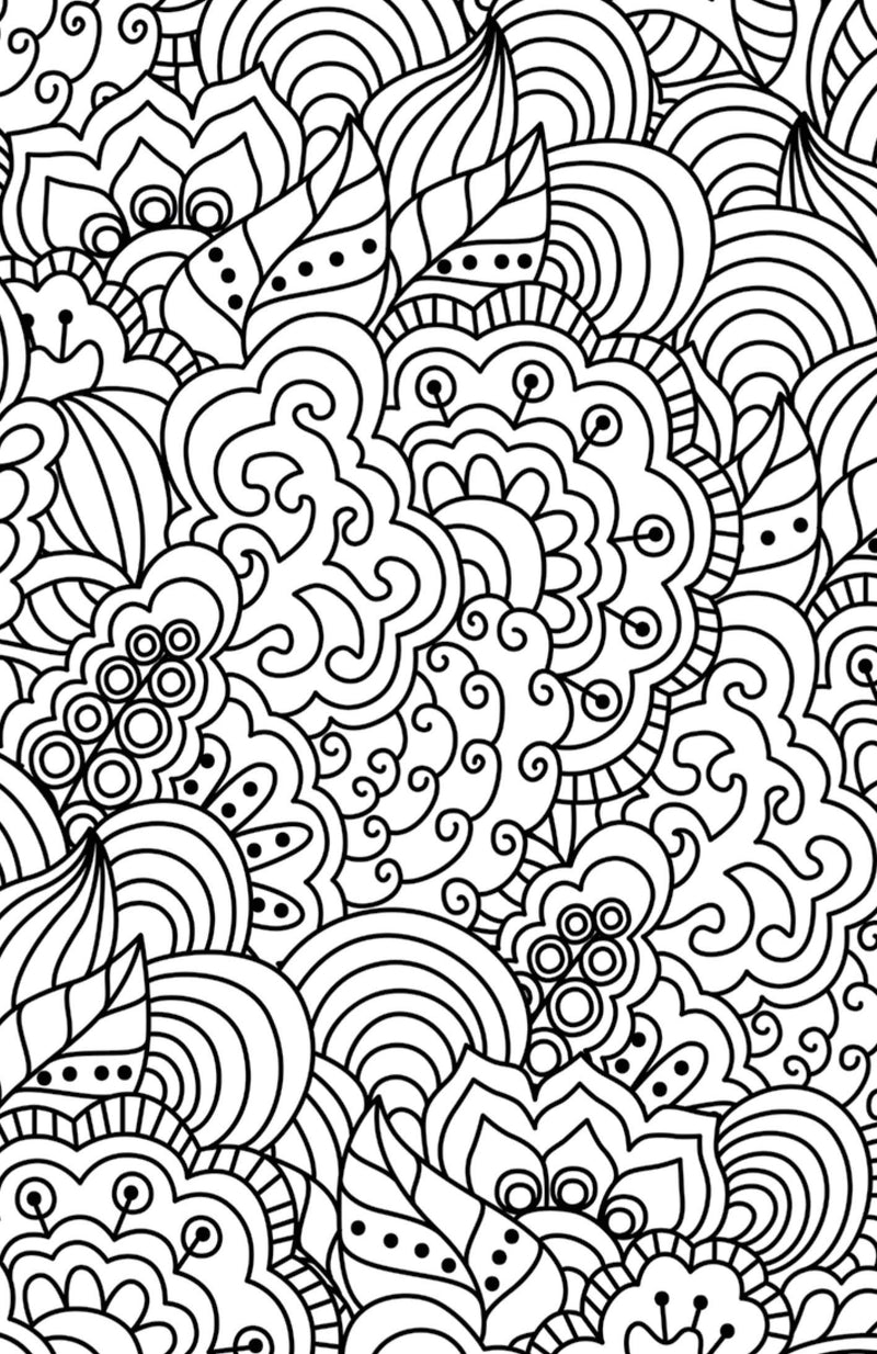 Patterns - Mini Adult Colouring Pad