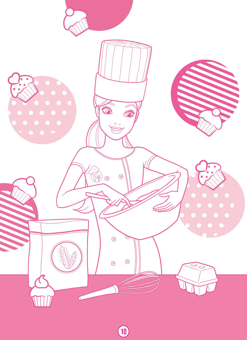Barbie Dreamhouse Adventures - Mega Colouring Book : Drawing, Painting & Colouring Children Book By Dreamland Publications