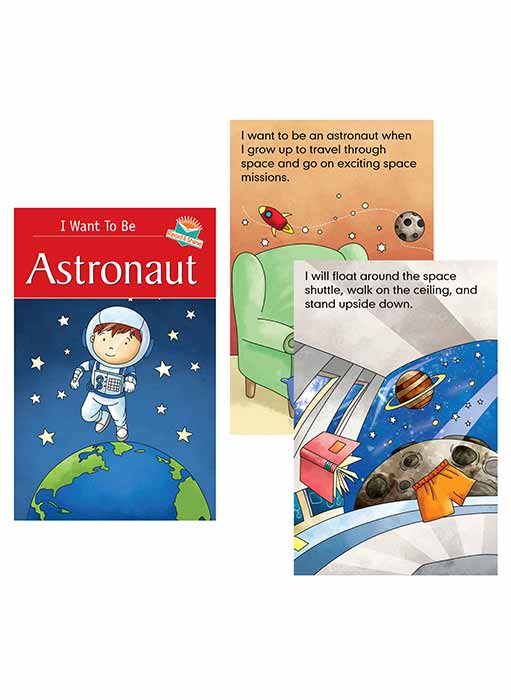 Set of 8 I want to be Books for 6-7 Year Old Children