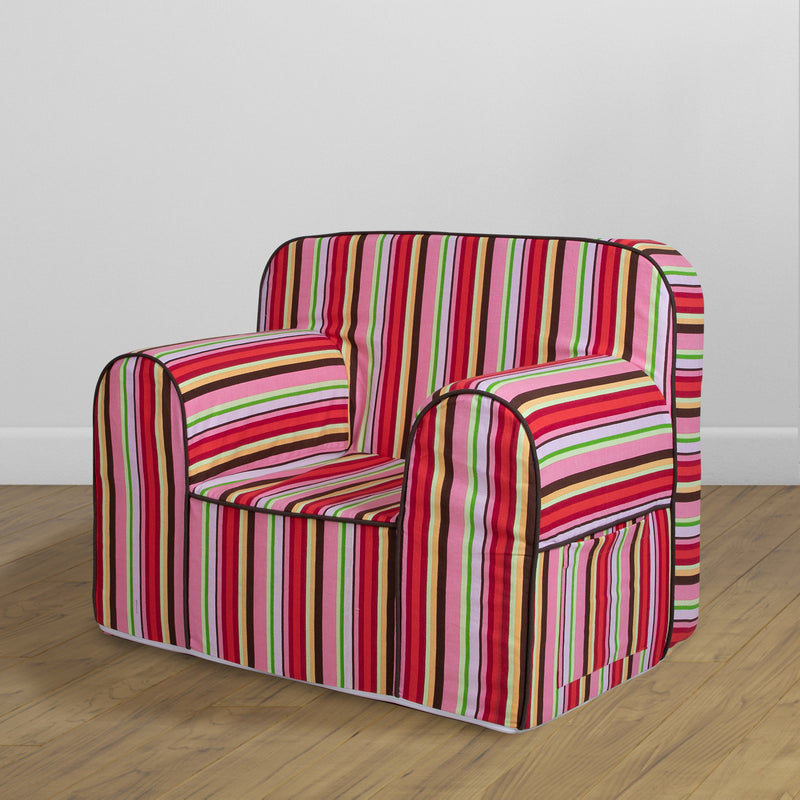 Kid's Comfy Sofa - Multi Stripe Casablanca